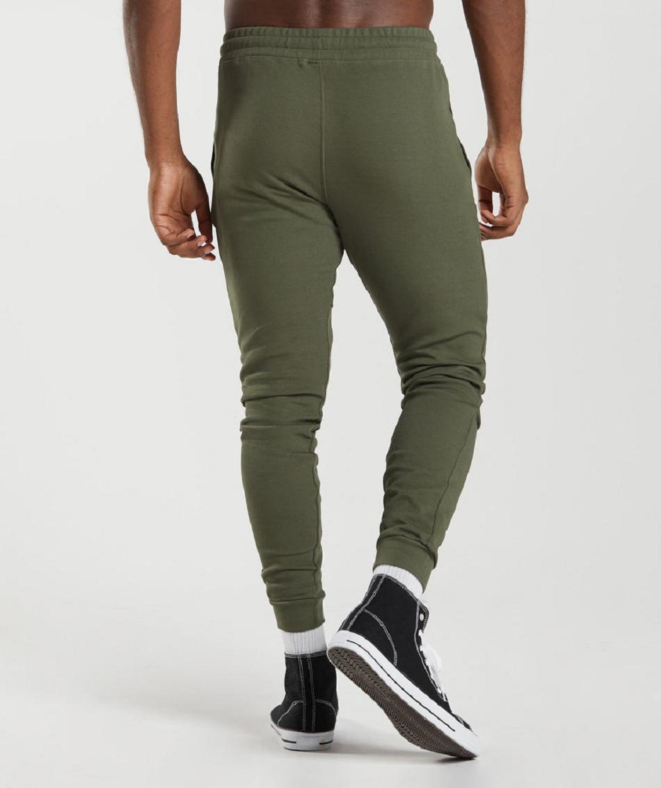 Pantalones Jogger Gymshark React Hombre Verde Oliva | CO 3754BEX